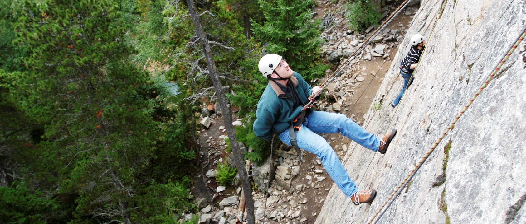 Rock Climbing & Rappelling in Skagway - enjoy a series of climbs and a rappell off of an 80' cliff