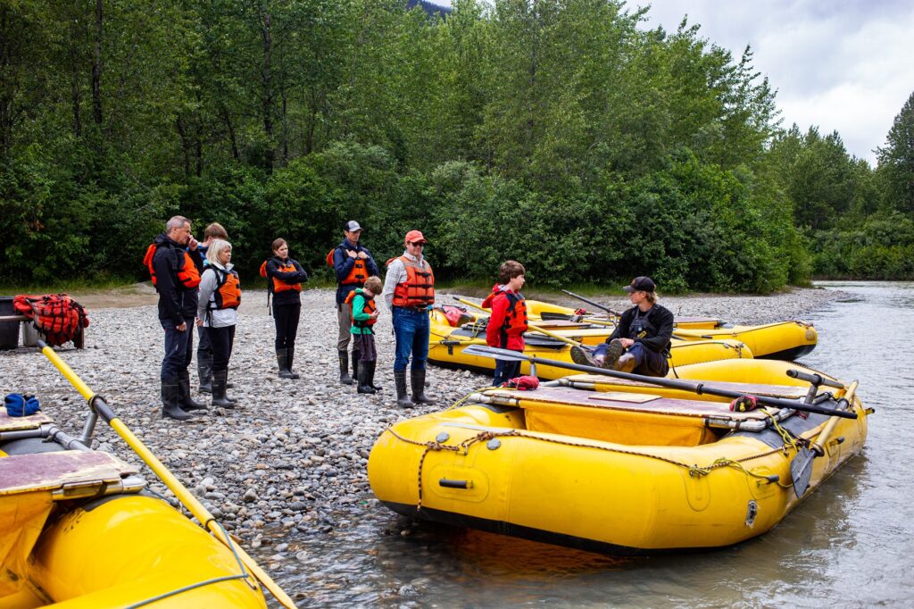 Raft safety demonstration