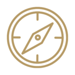 Logos - All Company 6 - Skagway Excursions - Skagway Excursions Gold compass icon indicating navigation or direction