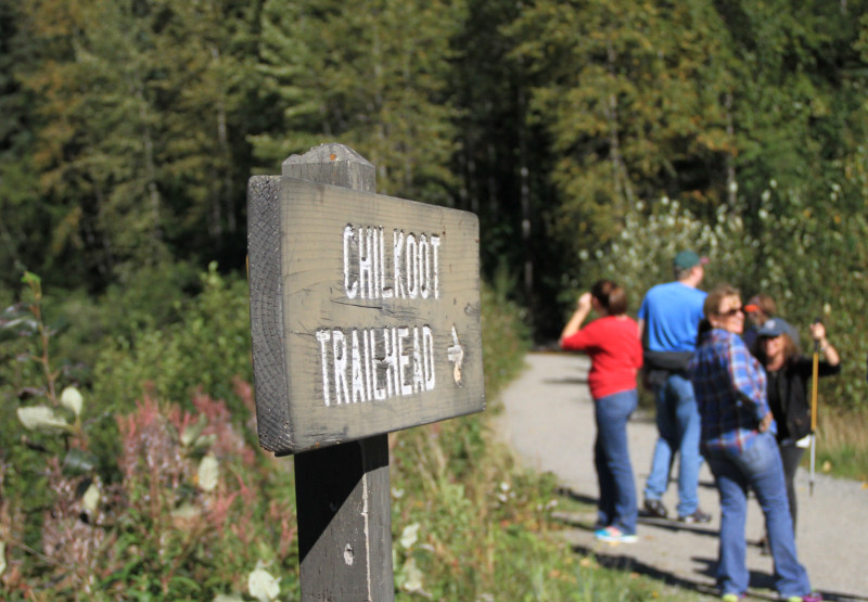 Trailhead for the Historic Chilkoot Trail